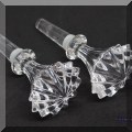 G11. Pair of Marquis by Waterford wine stoppers. - $$18 for pair 